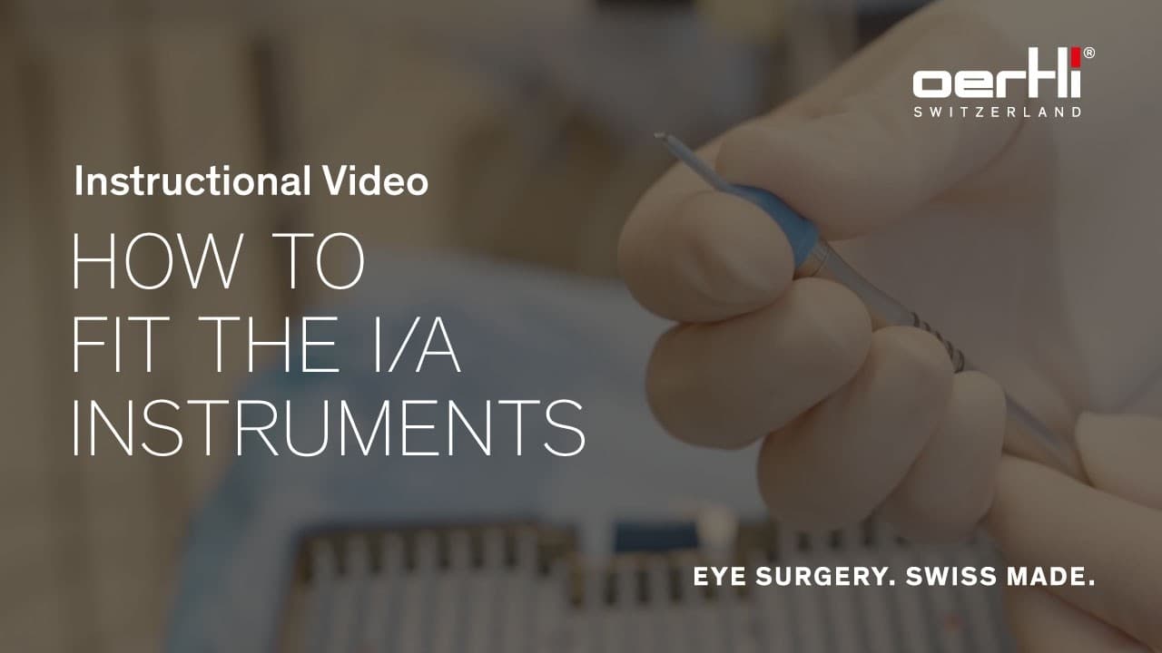 Fitting coaxial and bimanual I/A instruments | CataRhex 3 | #004