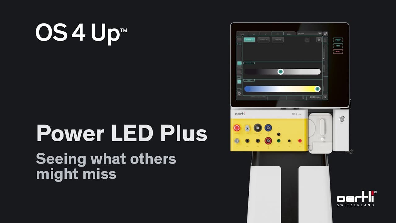 Experience Power LED Plus in the OS 4 Up | Double light source with powerful LED technology